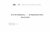 TUTORIAL ENDNOTE BASIC - Unicamp