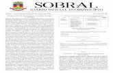 DIÁRIO OFICIAL DO MUNICÍPIO - Prefeitura de Sobral
