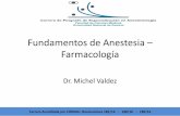 Fundamentos de Anestesia Farmacología