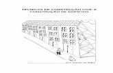 TÉCNICAS DE CONSTRUÇÃO CIVIL E CONSTRUÇÃO DE EDIFÍCIOS