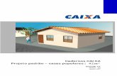 Cadernos CAIXA Projeto padrão – casas populares | 42m²