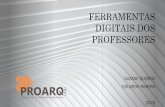 FERRAMENTAS DIGITAIS DOS PROFESSORES