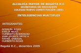 INTELIGENCIAS MULTIPLES - Colegio Nueva Constitucion