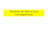 Teorema de Tales e suas consequências