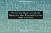 POLÍTICA NACIONAL DE GESTÃO DE TECNOLOGIAS EM