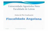 Universidade Agostinho Neto Faculdade de Letras