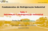Fundamentos de Refrigeração Industrial Aula 1 Introdução à ...