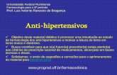 Anti-hipertensivos - Farmacoclinica