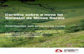Cartilha sobre a nova lei florestal de Minas Gerais