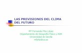 LAS PREVISIONES DEL CLIMA DEL FUTURO