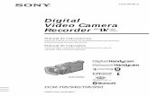 Digital Video Camera Recorder - Sony Brasil