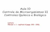 Aula 10 Controle de Microorganismos II Controles Químico e ...