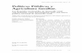 Políticas Públicas y Agricultura familiar.