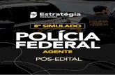 1 8º Simulado Polícia Federal - Agente 13/03/21