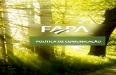 POLÍTICA DE COMUNICAÇÃO - FAPA