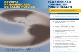 REVISTA PAN AMERICAN PANAMERICANA JOURNAL OF DE …