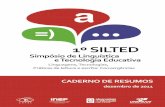 1º SILTED - SIMPÓSIO DE LINGUÍSTICA E TECNOLOGIA EDUCATIVA