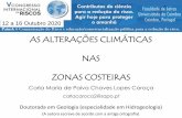 Painel: AS ALTERAÇÕES CLIMÁTICAS NAS ZONAS COSTEIRAS