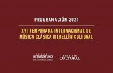 XVI TEMPORADA INTERNACIONAL DE MÚSICA CLÁSICA …