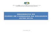 REGIMENTO DO CURSO DE FORMAÇÃO DE SOLDADOS (CFSD 2014)