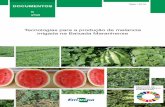 Tecnologias para a produção de melancia irrigada na ...