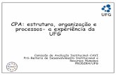 CPA: estrutura, organização e processos- a experiência da UFG