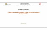 PORTO ALEGRE Relatório da Mortalidade Geral em Porto Alegre