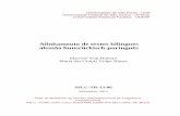 Alinhamento de textos bilíngues alemão hunsrückisch-português