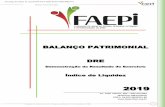 BALANÇO PATRIMONIAL DRE - faepi-ifam.org.br