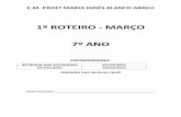 1º ROTEIRO - MARÇO 7º ANO