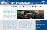 ECAM distinguida com Estatuto de PME Excelência 2005
