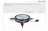 Monitor de partículas online OPM II - Bosch Rexroth