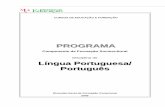 Prog Língua Portuguesa Português formatado