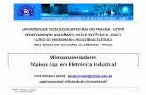 Microprocessadores Tópicos Esp. em Eletrônica Industrial
