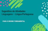 Sugestões de Atividades Linguagens Língua Portuguesa