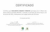 Certifico que ADALBERTO RIBEIRO FERREIRA participou da II ...
