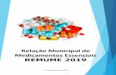 REMUME 2019 Medicamentos Essenciais Relação Municipal de