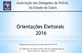 Orientações Eleitorais 2016 - ADEPOL