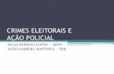 CRIMES ELEITORAIS E AÇÃO POLICIAL - Piauí