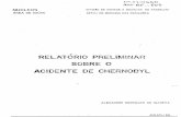 RELATÓRIO PRELIMINAR SOBRE O ACIDENTE DE CHERNOBYL