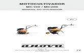 MOTOCULTIVADOR MC100 / MC200
