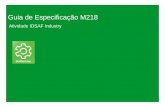 Guia de Especificação M218