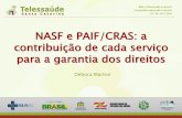 NASF e PAIF/CRAS: a contribuição de cada serviço para a ...
