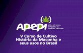 V Curso de Cultivo História da Maconha e seus usos no Brasil