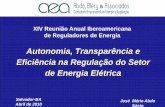 Autonomia, Transparência e Eficiência na Regulação do ...