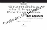 Gramática Portuguesa da Língua Amostra de Capítulo