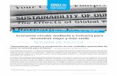 Economía circular resiliente e inclusiva para reconstruir ...