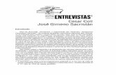 1 ; ENTREVISTAS 1 Cesar ColI José Gimeno Sacristán