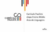 Currículo Paulista etapa Ensino Médio Área de Linguagens