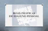 BOAS PRÁTICAS DE HIGIENE PESSOAL - Vila Verde